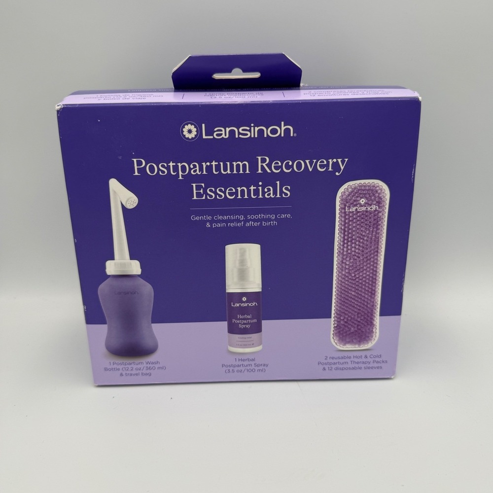 Lansinoh Postpartum Recovery Essentials Kit Gentle Soothing Care Pain Relief